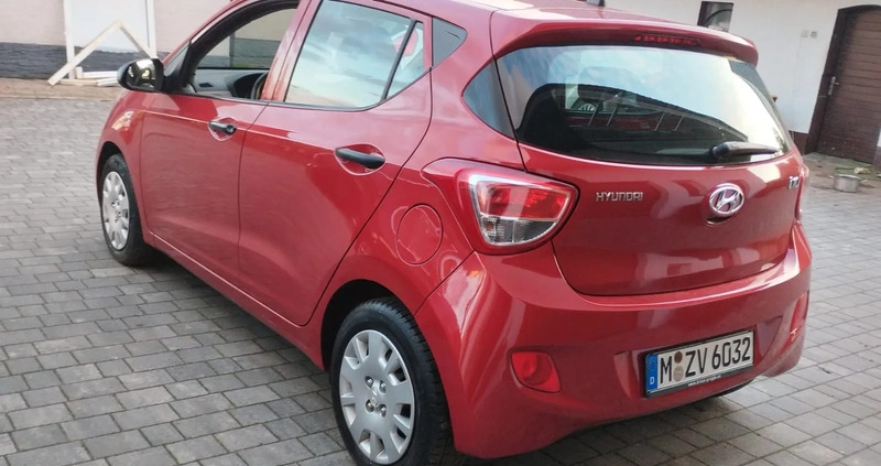 Hyundai i10 cena 19900 przebieg: 156000, rok produkcji 2013 z Lubliniec małe 92